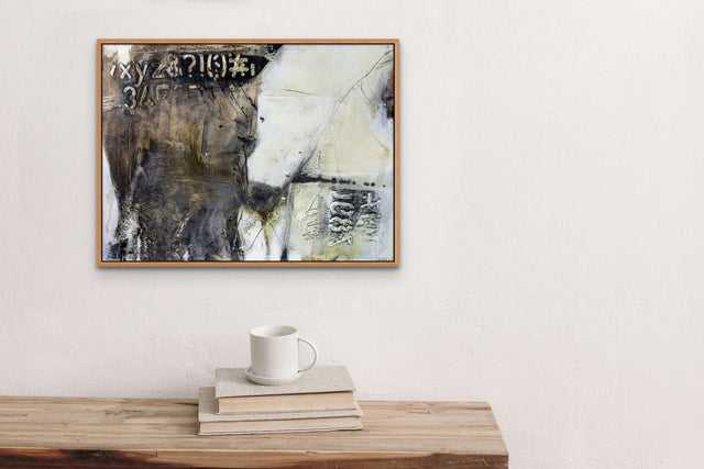 Lerne im geistreich Online-Kurs mit Ingrid Radinger Expressive Variationen - Collage, Rot, Bitumen kennen