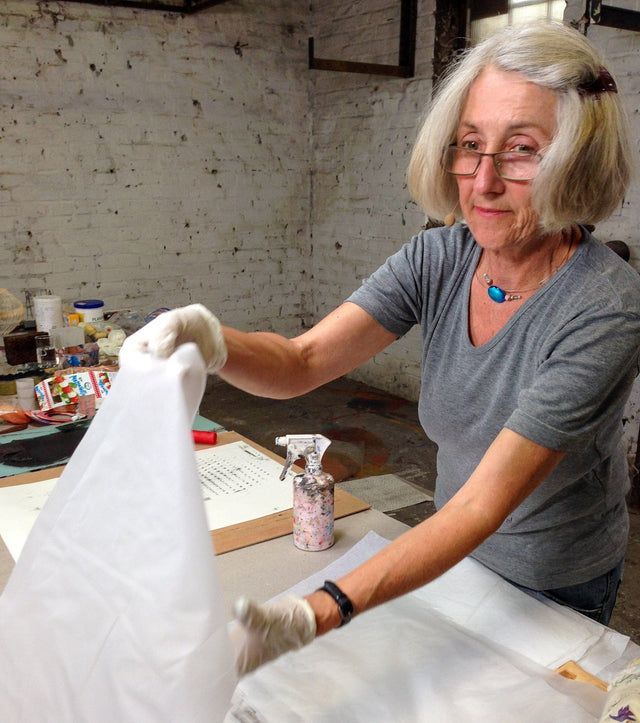 Lerne im geistreich Online-Kurs mit Iris Flexer Tauchtechnik und Druckgrafik kennen