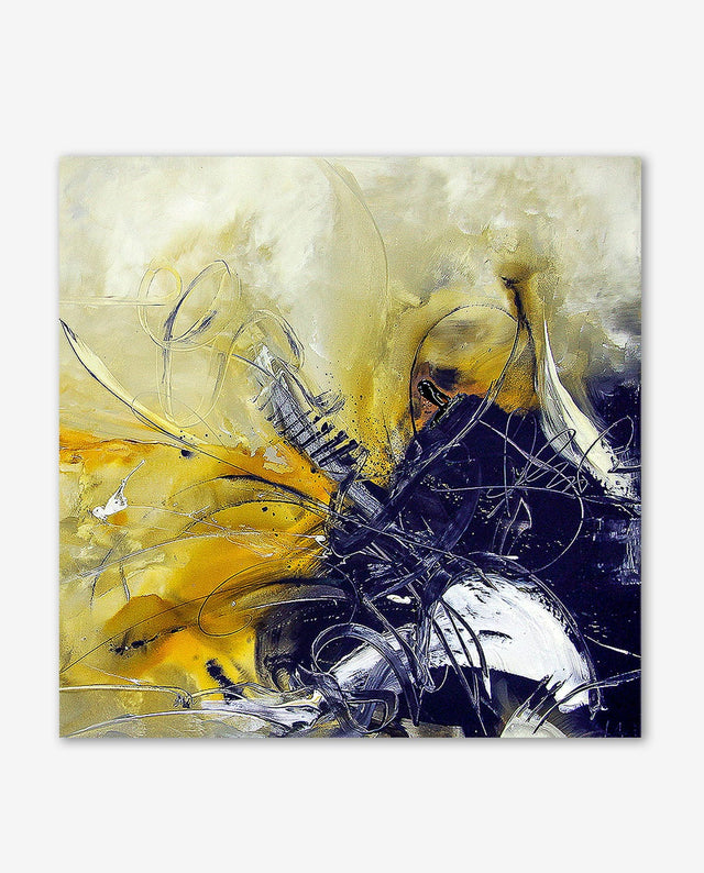 Lerne im geistreich Online-Kurs mit Isabelle Zacher-Finet Dynamische Abstraktion mit Tusche und Colorshaper kennen