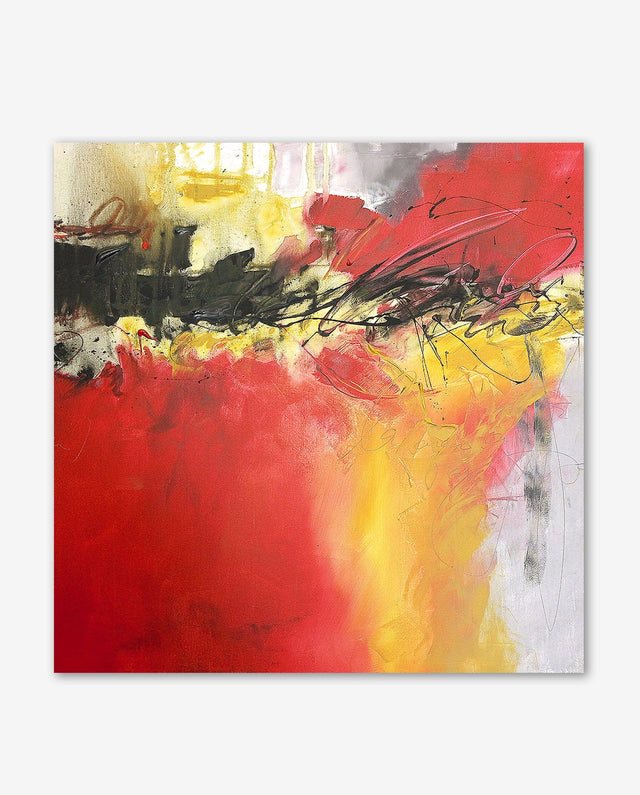 Lerne im geistreich Online-Kurs mit Isabelle Zacher-Finet Dynamische Abstraktion mit Tusche und Colorshaper kennen