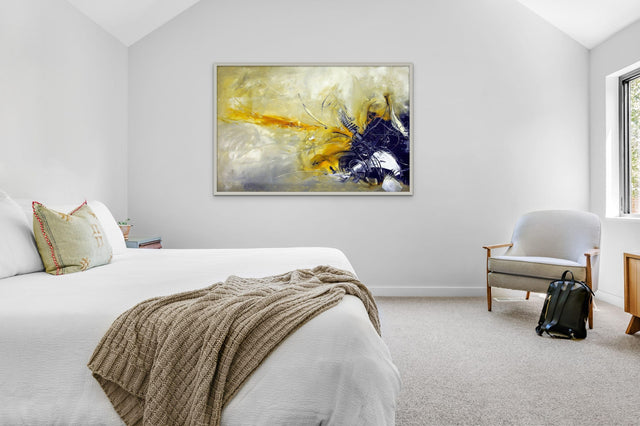 Lerne im geistreich Online-Kurs mit Isabelle Zacher-Finet Dynamische Abstraktion mit Tusche und Colorshaper kennen