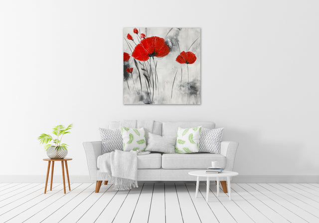 Lerne im geistreich Online-Kurs mit Isabelle Zacher-Finet Florales in Acryl mit Pinselduktus kennen