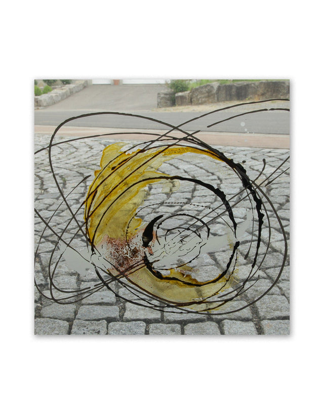 Lerne im geistreich Online-Kurs mit Isolde Folger Acrylglas und Goldpigment kennen