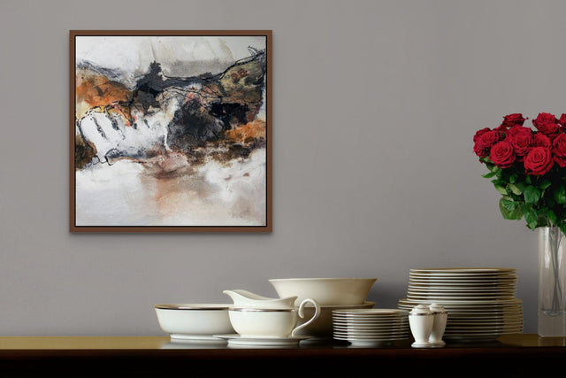 Lerne im geistreich Online-Kurs mit Isolde Folger Afrika in Mischtechnik kennen