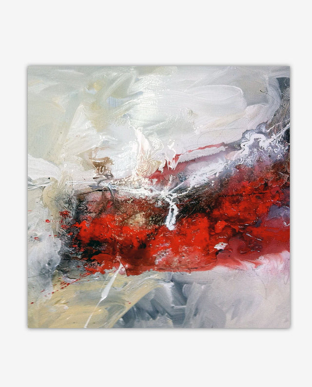 Lerne im geistreich Online-Kurs mit Isolde Folger Großes Format in rot, schwarz und grau kennen