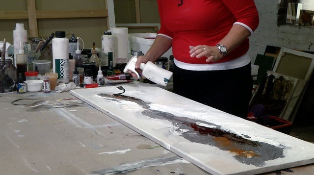 Lerne im geistreich Online-Kurs mit Isolde Folger Landschaft abstrakt kennen