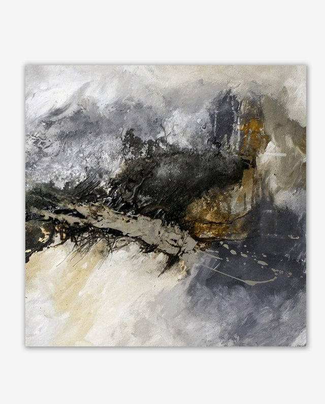 Lerne im geistreich Online-Kurs mit Isolde Folger Materialmix mit Bitumen, Beton und Moorlauge - Erdtöne kennen