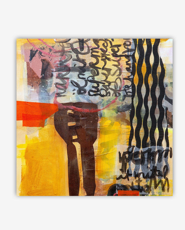 Lerne im geistreich Online-Kurs mit Karen Betty Tobias Schrift im Bild - Malerei und Collage kennen