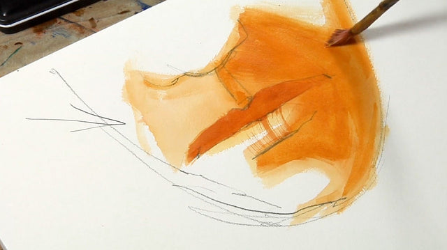 Lerne im geistreich Online-Kurs mit Leif Skoglöf Das menschliche Gesicht - Aquarell-Technik kennen