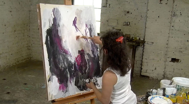 Lerne im geistreich Online-Kurs mit Monika Wex Zeichnerische Malerei und malerische Zeichnung kennen