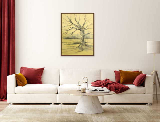 Lerne im geistreich Online-Kurs mit Olma Auskratz-Technik in Eitempera kennen