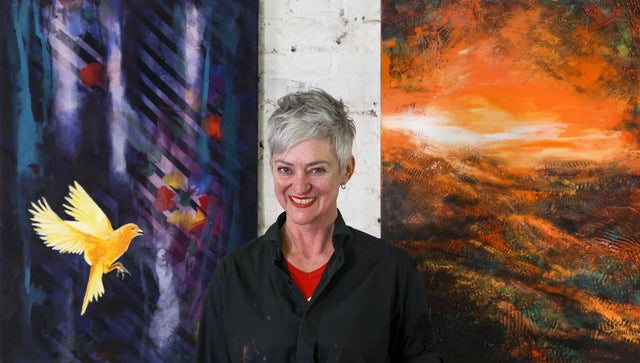 Lerne im geistreich Online-Kurs mit Olma Yellow Bird Surreal kennen