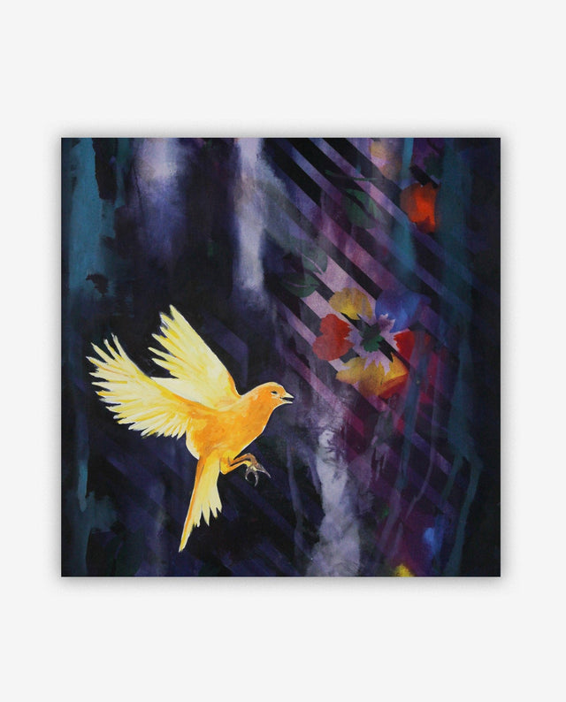 Lerne im geistreich Online-Kurs mit Olma Yellow Bird Surreal kennen