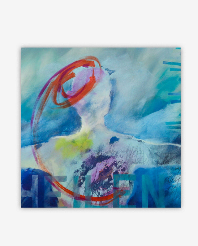 Lerne im geistreich Online-Kurs mit Patricia Cabaleiro Malen im Hier und Jetzt / Abstraktes Selbstportrait kennen