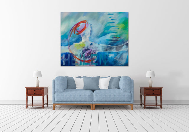 Lerne im geistreich Online-Kurs mit Patricia Cabaleiro Malen im Hier und Jetzt / Abstraktes Selbstportrait kennen