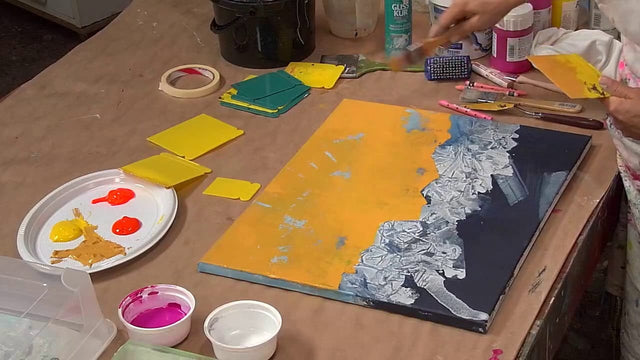 Lerne im geistreich Online-Kurs mit Patricia Cabaleiro Mix-Media / Collage abstrakt und figurativ kennen