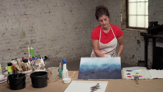 Lerne im geistreich Online-Kurs mit Patricia Cabaleiro Mix-Media / Collage abstrakt und figurativ kennen