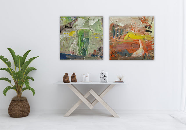 Lerne im geistreich Online-Kurs mit Peter Feichter Einführung Spachteltechnik in Acryl - dynamisch und expressiv kennen