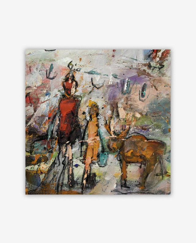 Lerne im geistreich Online-Kurs mit Peter Feichter Spachteltechnik in Acryl - abstrahierte Motive kennen