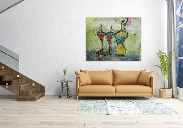 Lerne im geistreich Online-Kurs mit Peter Feichter Spachteltechnik in Acryl - abstrahierte Motive kennen