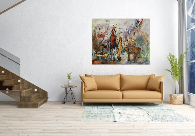 Lerne im geistreich Online-Kurs mit Peter Feichter Spachteltechnik in Acryl - abstrahierte Motive kennen