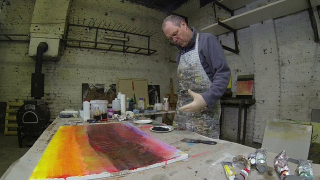 Lerne im geistreich Online-Kurs mit Peter Reitberger Irisierende Struktur und Farbkontraste - mit Peter Reitberger kennen