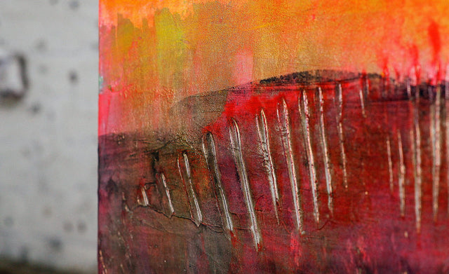 Lerne im geistreich Online-Kurs mit Peter Reitberger Irisierende Struktur und Farbkontraste - mit Peter Reitberger kennen