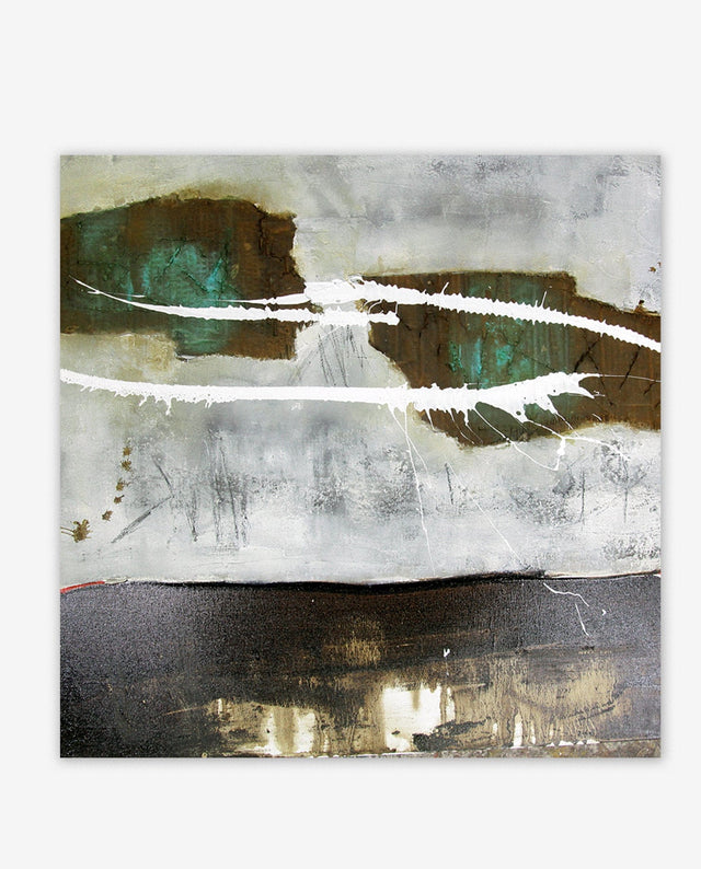 Lerne im geistreich Online-Kurs mit Petra Klos Materialbild. Rost, Bitumen und Spachtelmasse kennen