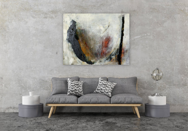 Lerne im geistreich Online-Kurs mit Petra Klos Schichtenmalerei abstrakt kennen