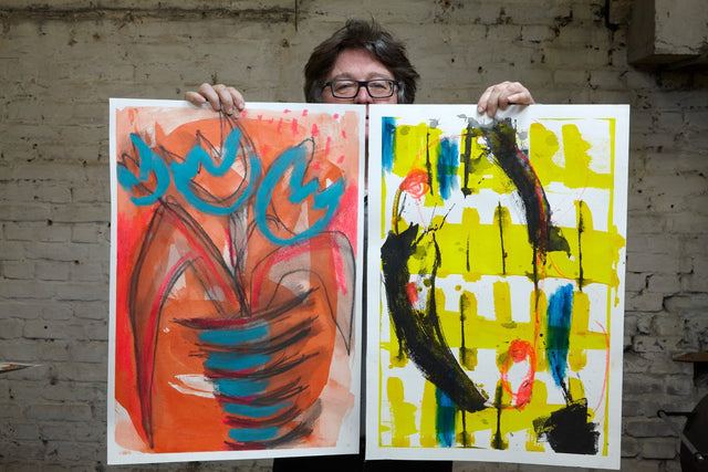 Lerne im geistreich Online-Kurs mit Ramona Hoffmann Die Linie als Einstieg in die Komposition kennen