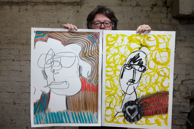 Lerne im geistreich Online-Kurs mit Ramona Hoffmann Die Linie als Einstieg in die Komposition kennen