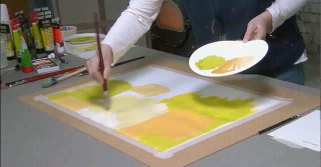 Lerne im geistreich Online-Kurs mit Ramona Hoffmann Malerische Zeichnung in Acryl und Tusche kennen