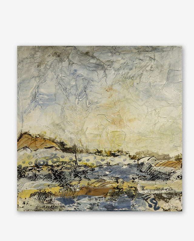 Lerne im geistreich Online-Kurs mit Renate Linnemeier Landschaften in Acryl- Struktur- und Collagetechnik kennen