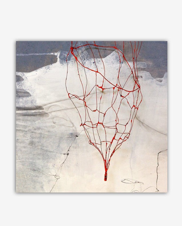 Lerne im geistreich Online-Kurs mit Sabine Kinder Draht-Objekt in Rot kennen