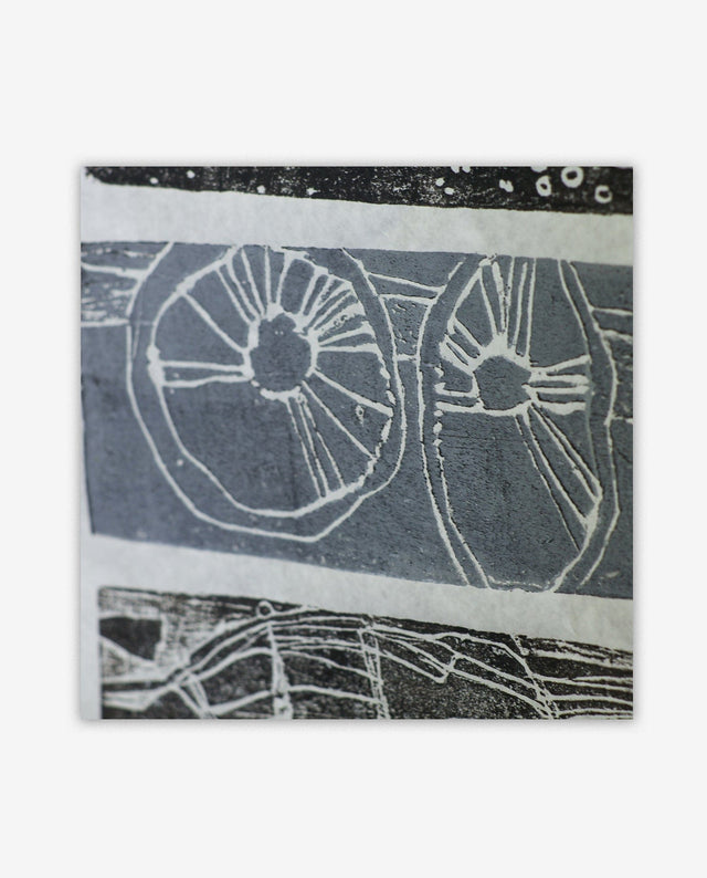 Lerne im geistreich Online-Kurs mit Sabine Kinder Druck(en) mit Acrylfarben kennen