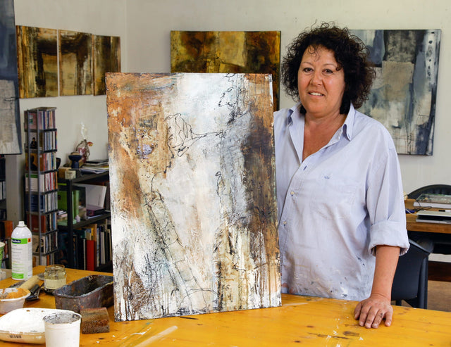 Lerne im geistreich Online-Kurs mit Sonja Schmid Malen ohne Farbe kennen