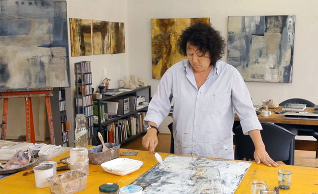 Lerne im geistreich Online-Kurs mit Sonja Schmid Malen ohne Farbe kennen