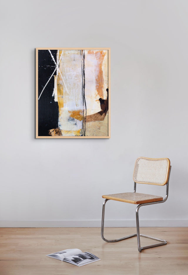 Lerne im geistreich Online-Kurs mit Steffen Rolla 3er-Teilung - Collage und Malerei kennen