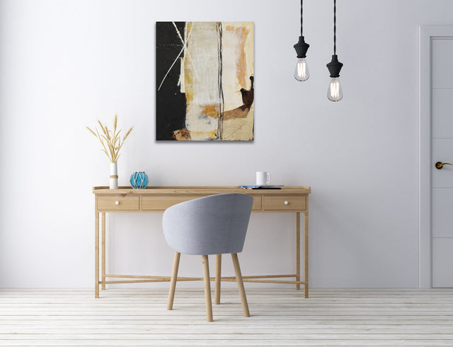 Lerne im geistreich Online-Kurs mit Steffen Rolla 3er-Teilung - Collage und Malerei kennen