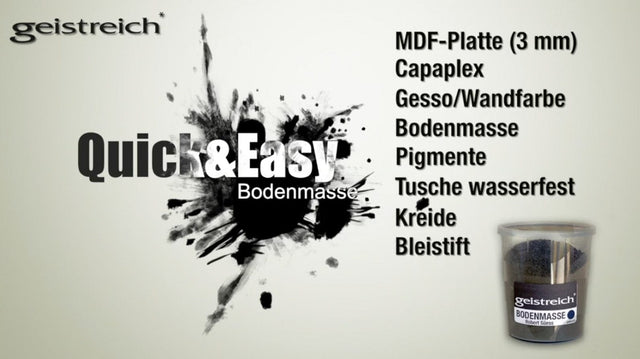 Lerne im geistreich Online-Kurs mit Steffen Rolla Bodenmasse und Pigmente - Quick & Easy kennen