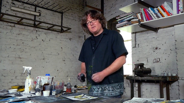 Lerne im geistreich Online-Kurs mit Steffen Rolla Wasservermalbarer Graphit im Experiment kennen