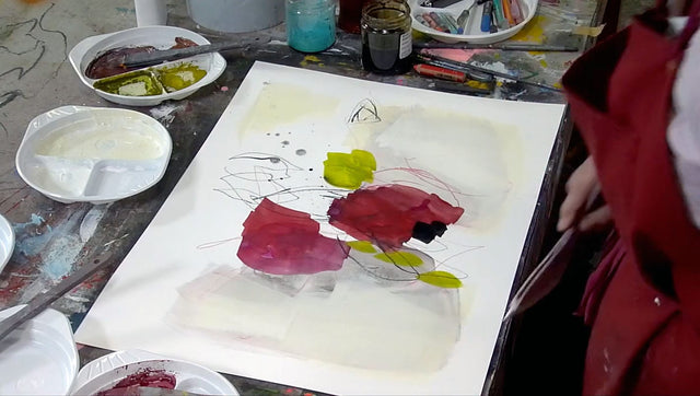 Lerne im geistreich Online-Kurs mit Ulrike Int-Veen Die Sprache der Farben - Pigment, Tusche, Schellack kennen