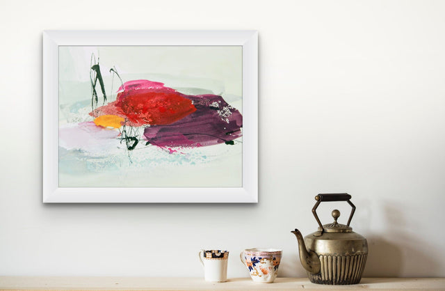 Lerne im geistreich Online-Kurs mit Ulrike Int-Veen Farbklang trifft Struktur - Wachs und Kaffeesatz kennen