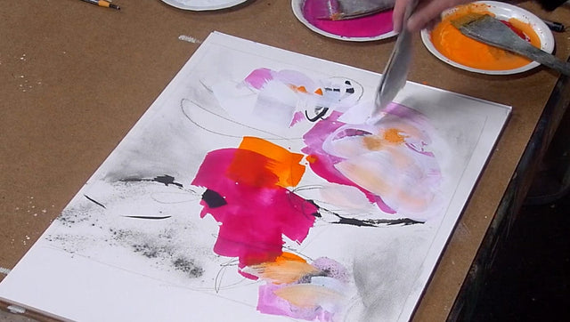 Lerne im geistreich Online-Kurs mit Ulrike Int-Veen Variationen - Graphitpulver und Pigment kennen