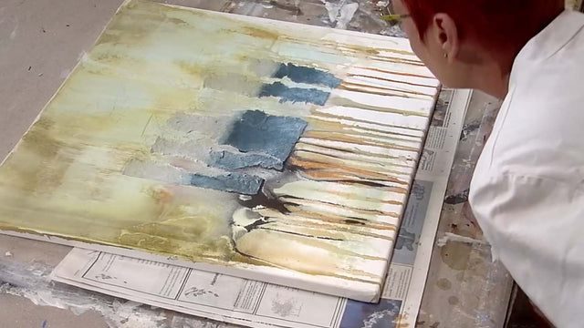 Lerne im geistreich Online-Kurs mit Ute Hoeg Glättespachtel-Technik kennen